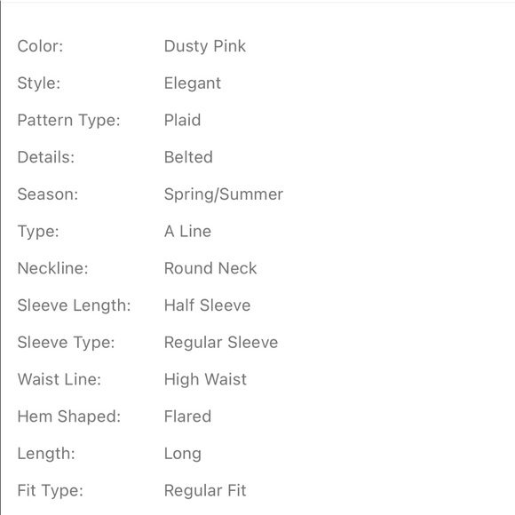 Plus Gilding Plaid Belted A-line Dress - Picture 7 of 8